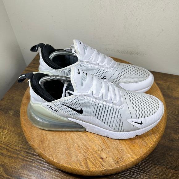 Nike Other - Nike Air Max 270 Mens US 10 White Black Running Casual Sneakers AH8050-100